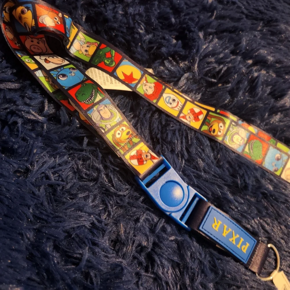 Pixar Character Pin Lanyard Reversible - Picture 1 of 4
